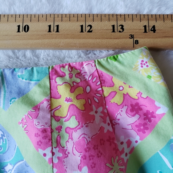 Lilly Pulitzer Vintage White Label Surf & Patch Skirt Sz 8 - Picture 8 of 15